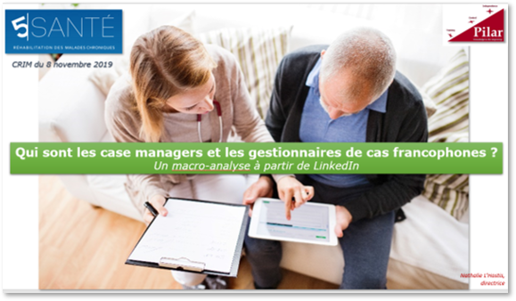 Journée CRIM Groupe 5 Santé - Présentation Pilar