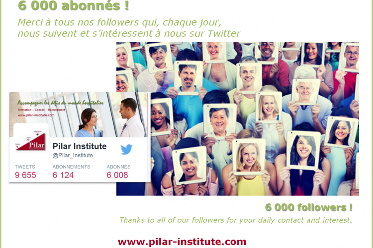 6 000 abonnés à notre fil Twitter !